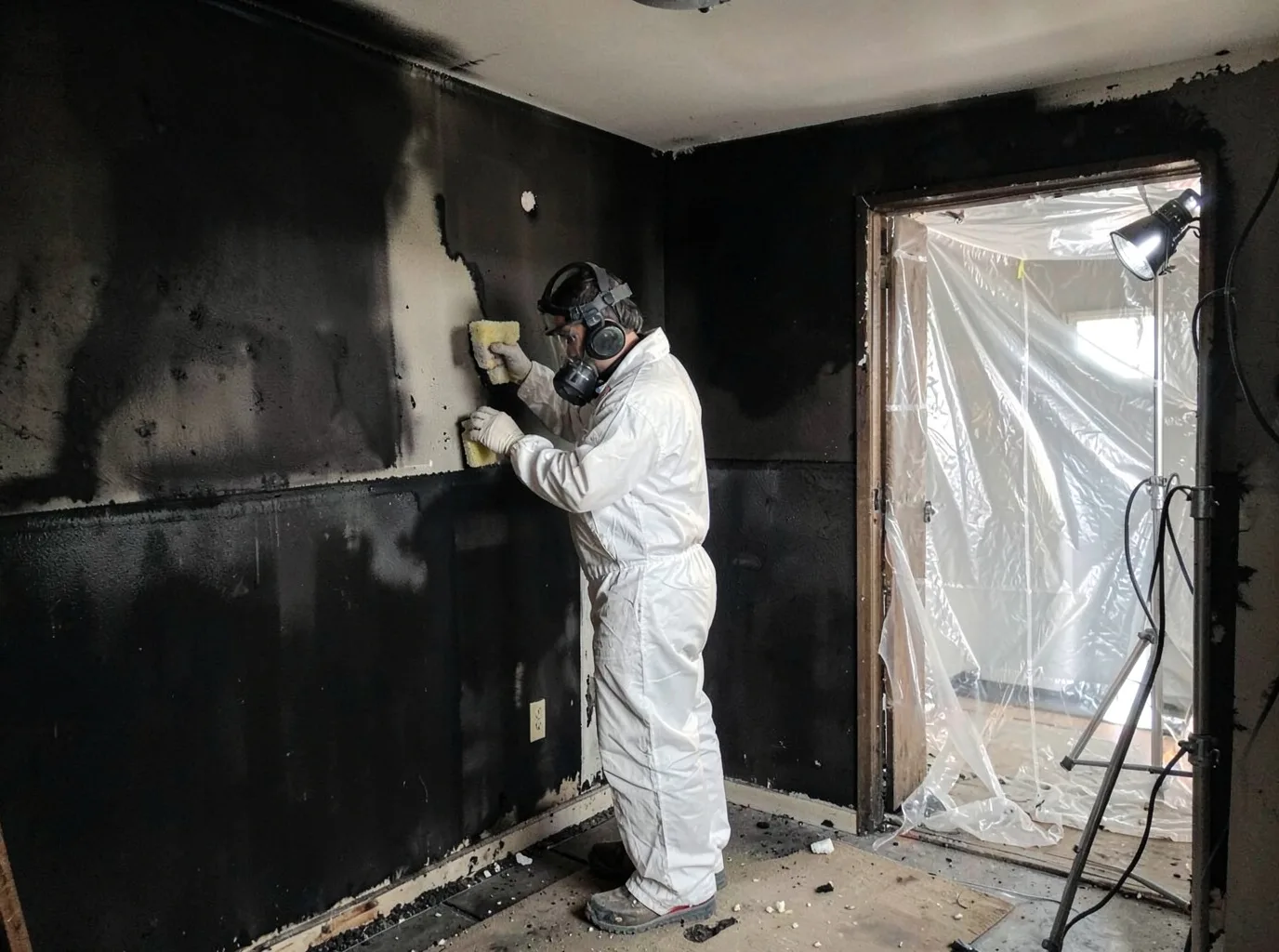 Fire Damage Restoration company in Mcintyre, PA